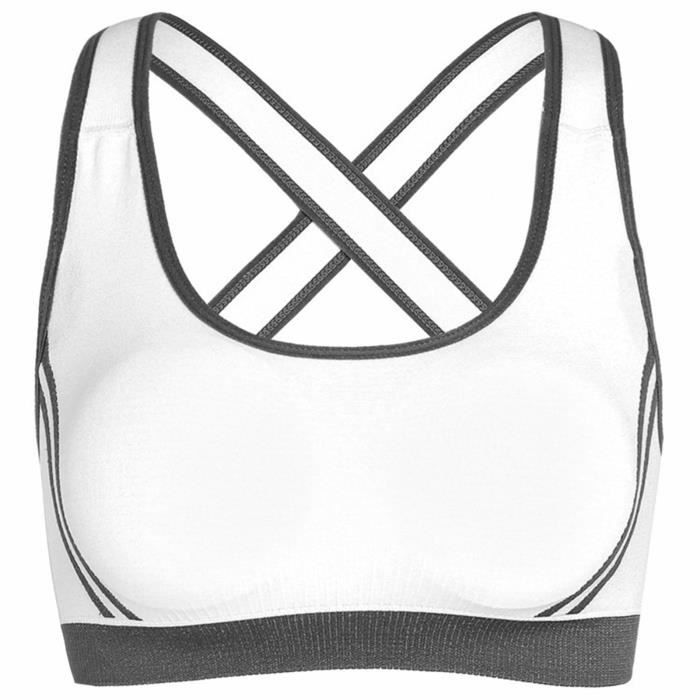 Soutien-gorge De Sport Dos Croisé Pour Fille - Crop Top Yoga Multicolore - Taille 5-11 Ans