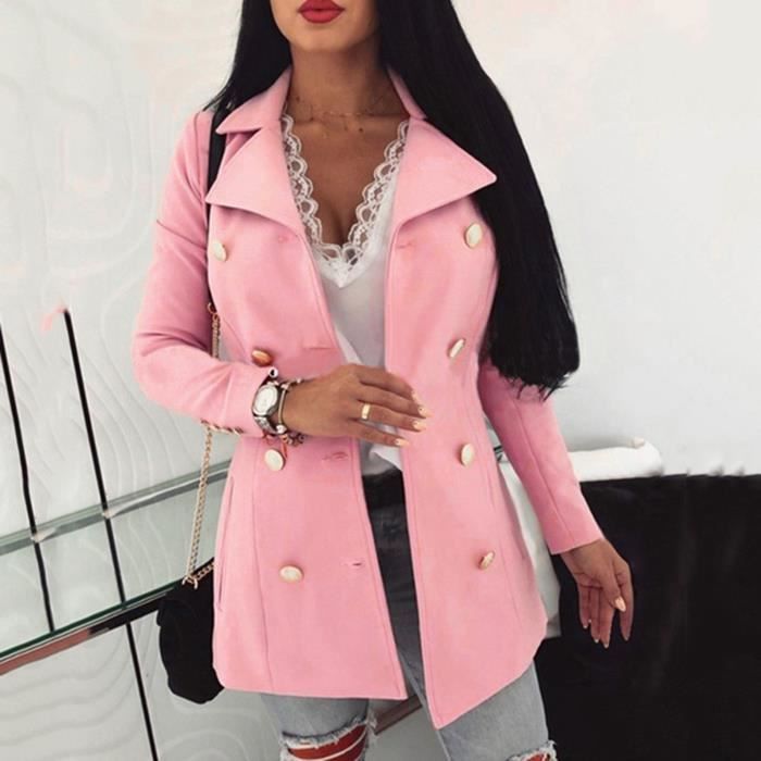 Veste Aviateur Légère Pour Femme – Style Décontracté – Manches Longues – Zippée – Printemps/été