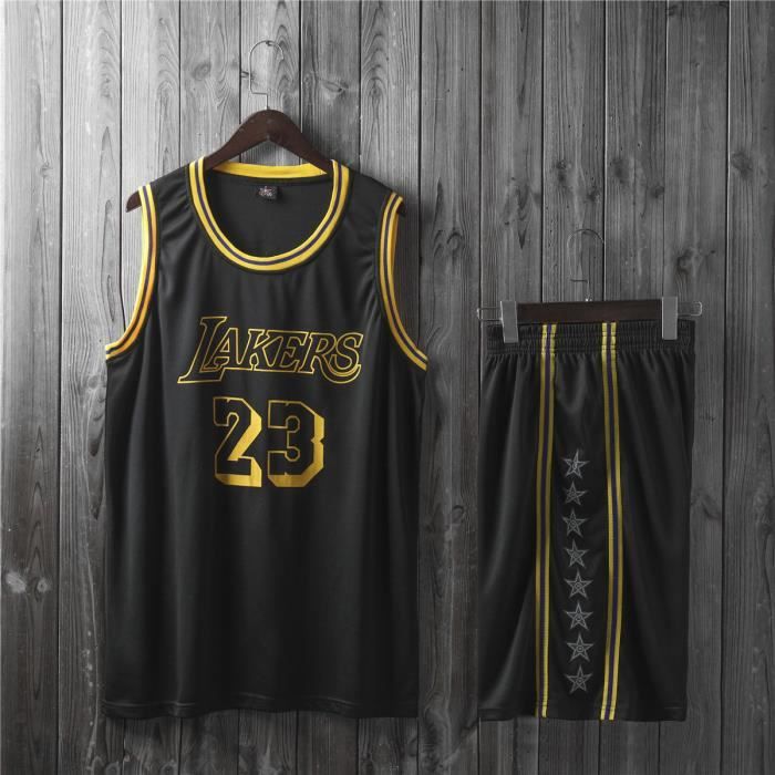 Maillots De Basketball NO.23 Maillot et Shorts de basketball - Homme et  Enfant - Noir