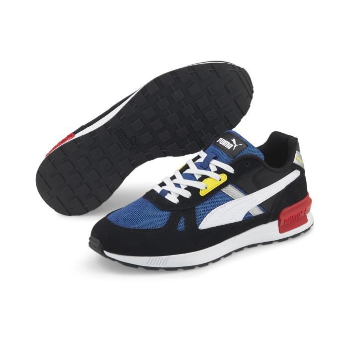 puma blanche et bleu