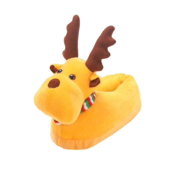 Chaussons Maison Enfants Dinosaure - Pantoufles Antidérapantes - Doublure Chaude - Mixin