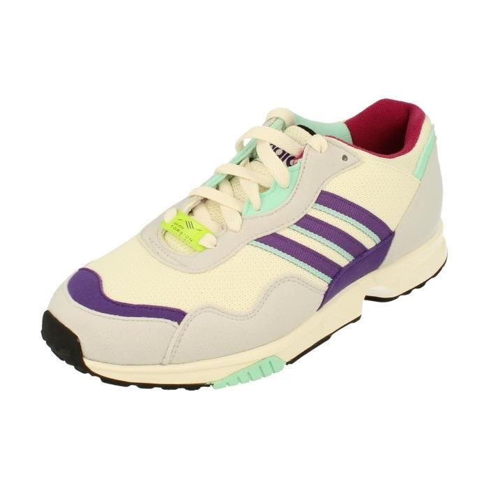 Adidas Baskets Homme Adidas Originals Hrmn Spzl - Blanc - Lacets - Synthétique