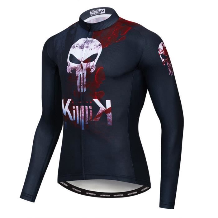 Maillot de cyclisme femme à manches longues veste road balde vélo haut