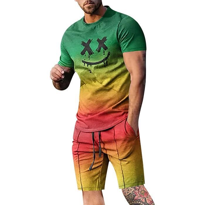 Générique Survetement Ensemble Homme,Polo Manches Courtes Chemise