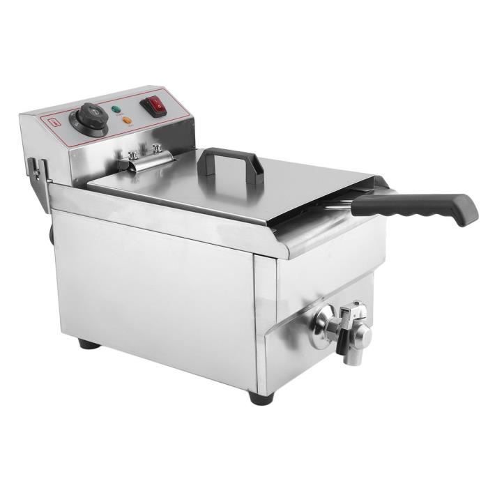 Friteuse Acier Inoxydable 304 2L Avec Panier Et Filtre - Marmite Huile Multifonction