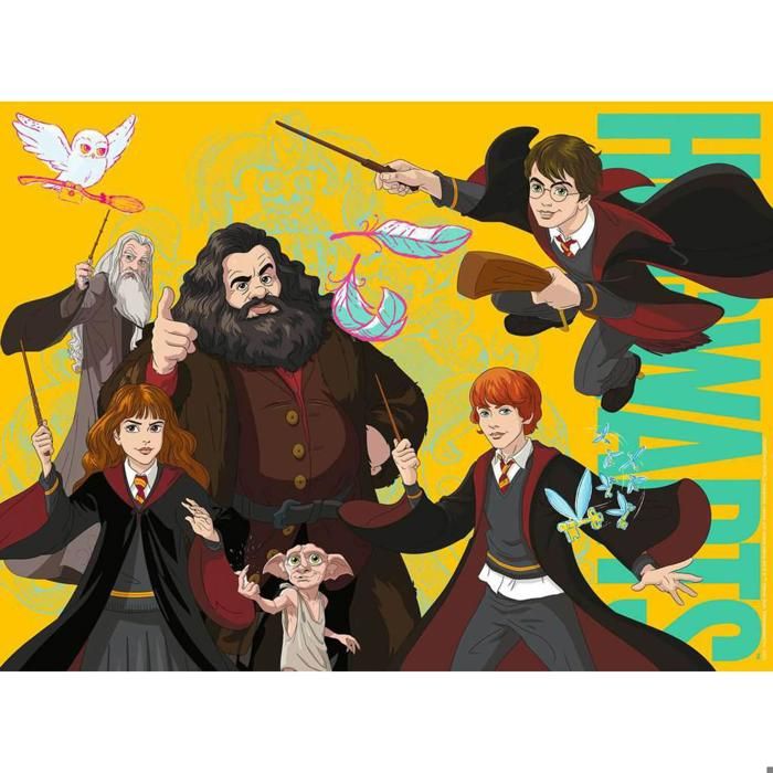 Puzzle Harry Potter Ravensburger 100 pièces XXL Dessins animés et BD Pour enfants dès 6 ans
