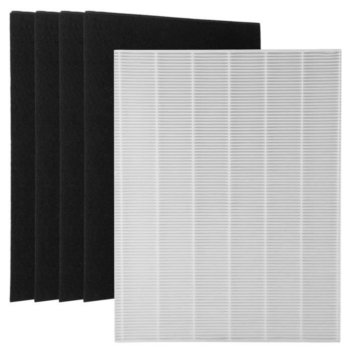 la fum/ée le pollen compatible avec les filtres /à charbon actif LV-H132 LV-H132-RF pour la poussi/ère les odeurs, V/éritable remplacement de filtre HEPA filtre de remplacement de purificateur dair