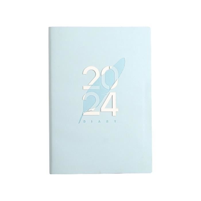 Youzhizhe Agenda journalier 2024 2024 format A5 de janvier 2023 à décembre  2024, planificateur quotidien avec marque-page, boucl21 - Cdiscount  Beaux-Arts et Loisirs créatifs