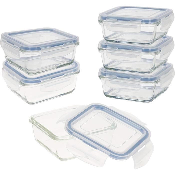 omada Design - Pot de 0,75 litre - Boîtes en plastique et bois avec couvercle pour fraîcheur des aliments - Fabriqué en Italie - Ligne Ecoliving