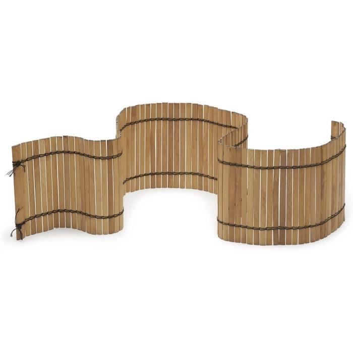 Bordure de parterre en filigrane - Bambou clair181 - Cdiscount Jardin