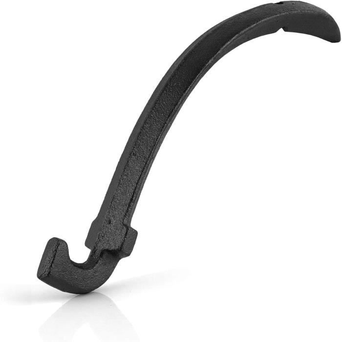 Lot de 2 lève-grille de barbecue résistants à la chaleur - En acier inoxydable - Anti-brûlure - Extracteur universel - Pour le camping et le