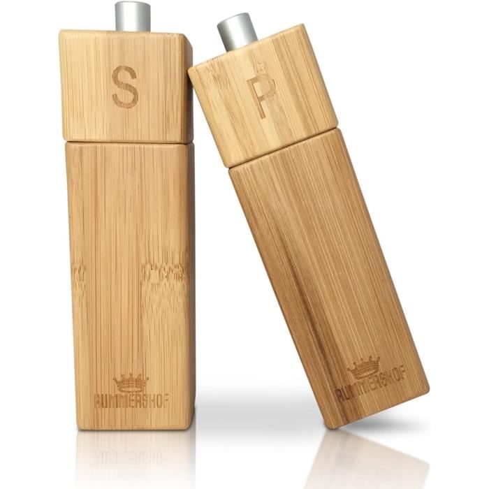 Ensemble De 2 Moulins électriques à Sel Et Poivre, Moulin à épices