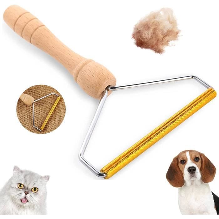 Rouleau antipeluches portable réutilisable pour enlever les poils d