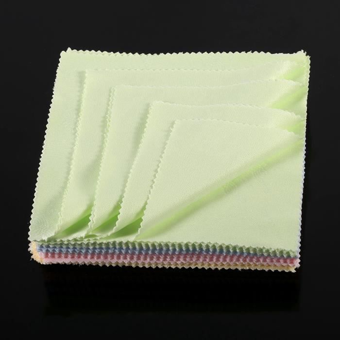 Sollbry Lot De 20 Chiffons De Nettoyage En Microfibre Pour Lunettes 15 X 15 Cm Non Pelucheux Pour Nettoyer Les Lunettes Ecrans Lcd Objectifs Appareil Photo Telephone Portable 85577140