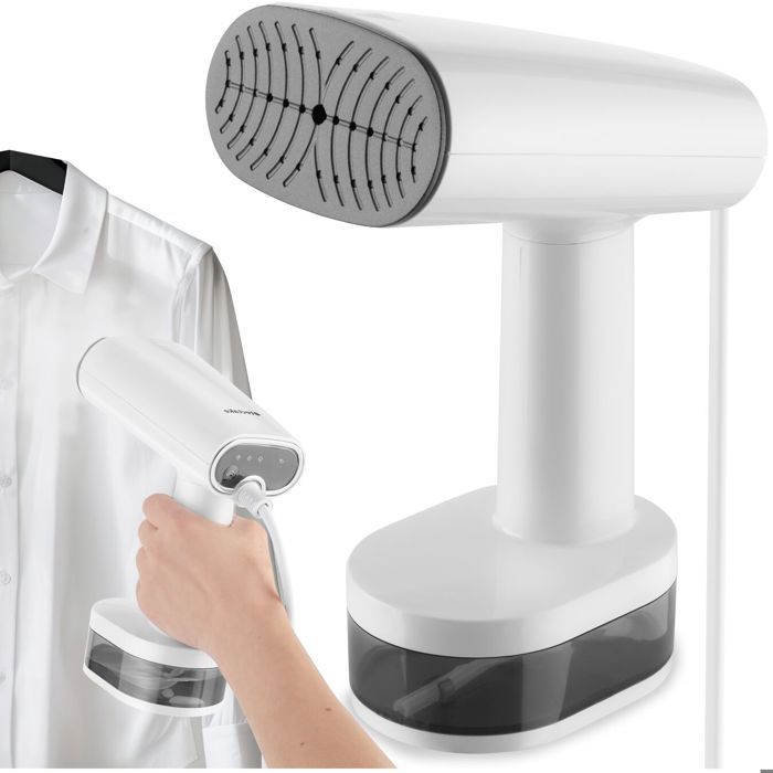Steamer - TECTAKE - Défroisseur vapeur avec 4 modes et adaptateur pour bouteille 370ml 1640W