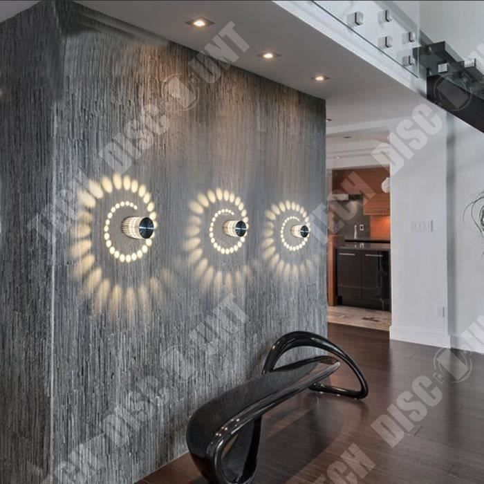 TD® Lampe murale LED magnifique motif éclairé design tendance moderne style contemporain décoration intérieur extérieur éclairage
