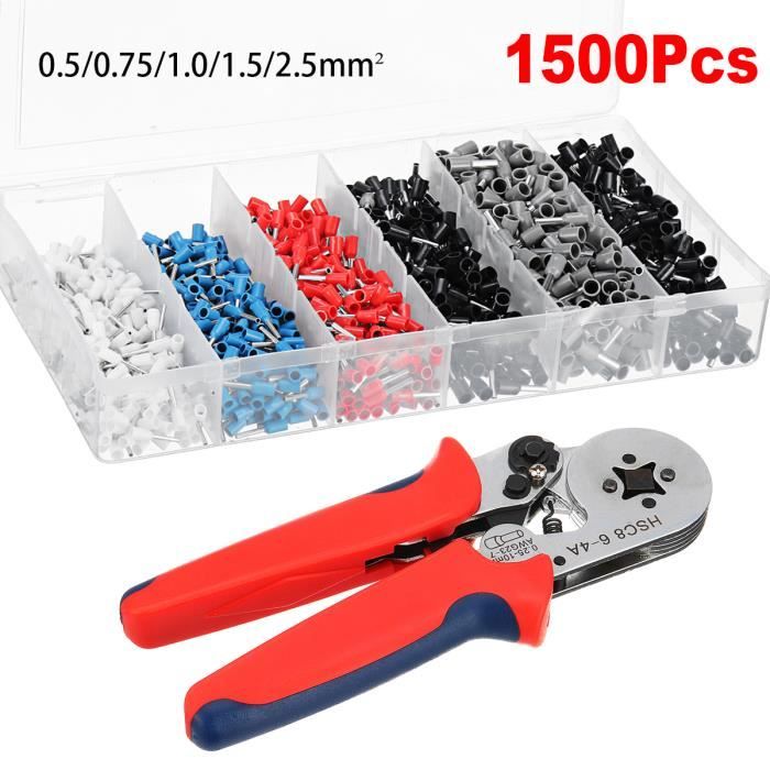 Tempsa Pince A Sertir Sertissage 0 25 10mm 1500x Cosse Embout Virole Connecteur Terminal Achat Vente Cosse A Sertir Trousse Virole Virole Outil Cdiscount