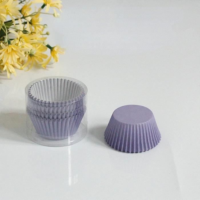 Lot De 200 Caissettes En Papier Pour Cupcakes Noir - Moules à Pâtisserie Standard