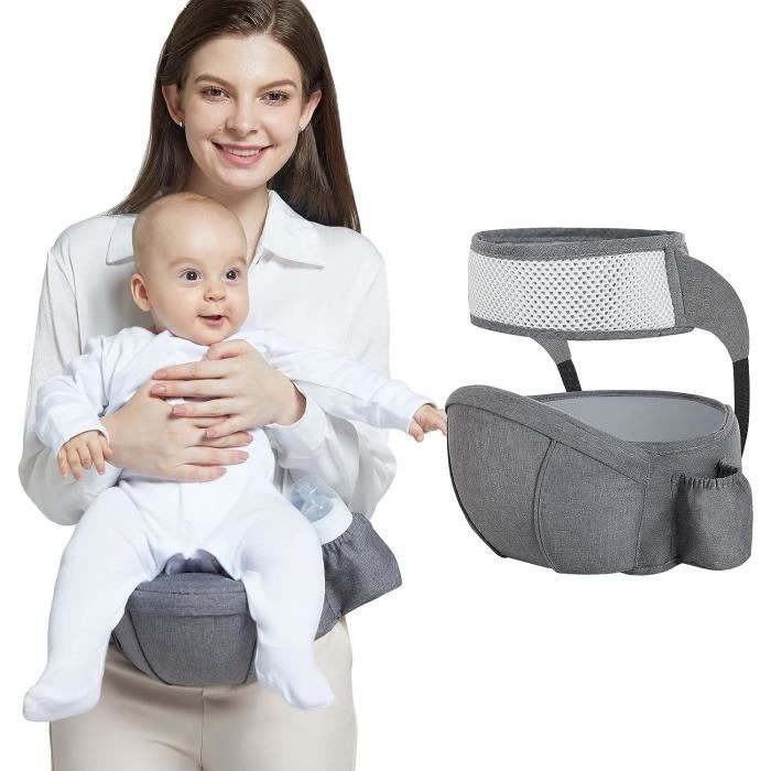 Hip Seat Porte Bebe Avec Ceinture De Securite Tabouret Multifonction Doux Et Ergonomique Poids Leger Et Econome En Main D H323 Cdiscount Puericulture Eveil bebe