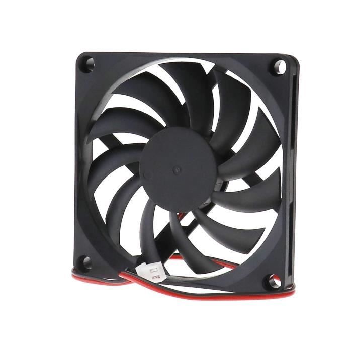 80X80X25mm Ventilateur d'air ais pour ordinateur 80mm CC 12V 24V Ventilateur a 80X80X25mm Ventilateur d'air ais pour ordinateur 80mm CC 12V 24V Ventilateur a