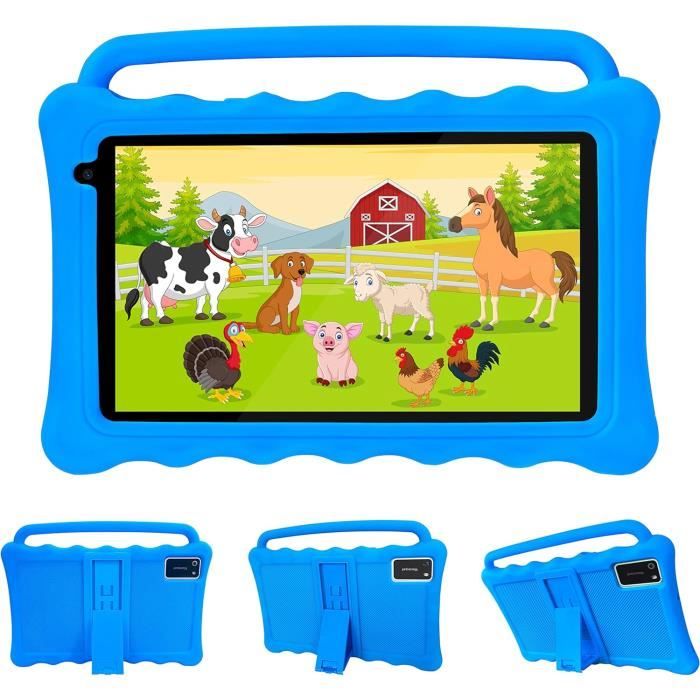 Tablette Enfants 7 Pouces Andriod 12 Tablette Pour Enfants Quad Core 2 Go De Ram 32 Go Rom 128