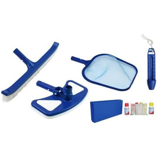 Kit de nettoyage de piscine Planet Pool avec épuisette, barre Kit de nettoyage de piscine Planet Pool avec épuisette, barre