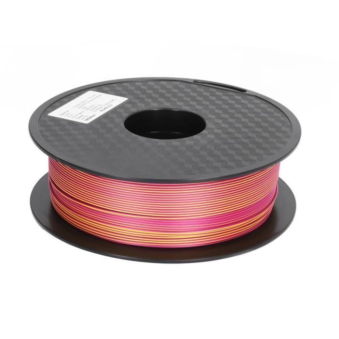DEX Filament consommable d' 3D 1 Filament D'imprimante 3D 1.75mm or Rouge  violacé Filament Tricolore informa 7092761536822