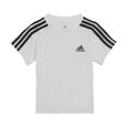T-shirt enfant Adidas 3S Sport Set - Blanc - Manches courtes-1