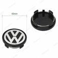 Lot de 4 centre de roue cache moyeu Remplacement pour Volkswagen 63mm 7M7 601 165 7D0 601 165-1