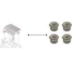 Lot De 4 Butées Élastiques Cache Moteur 0137C6 - Compatible Citroën Peugeot 1.6 HDI