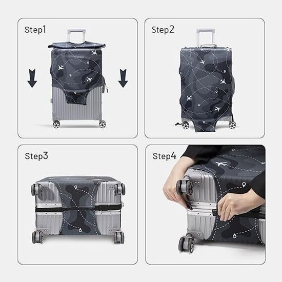 Housses de chaise élastiques - YOSOO - Lot de 16 - Protection des sols