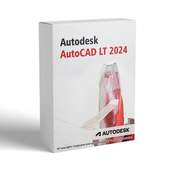 Autodesk AutoCAD LT 2024 LOGICIEL AVEC ACTIVATION À VIE EMAIL