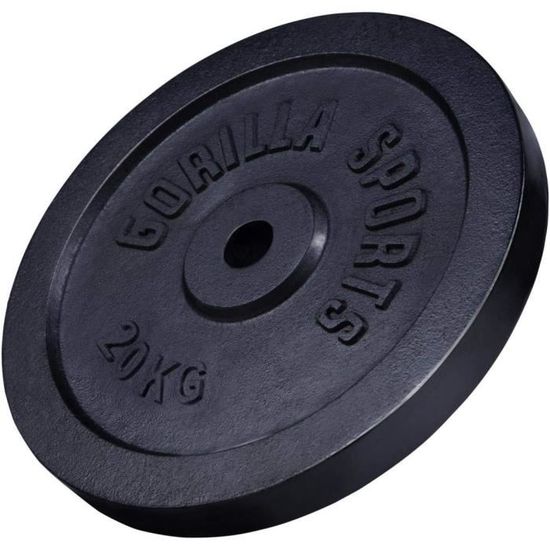 2 Disques De Poids En Fonte De 5kg Chacun - Occasion