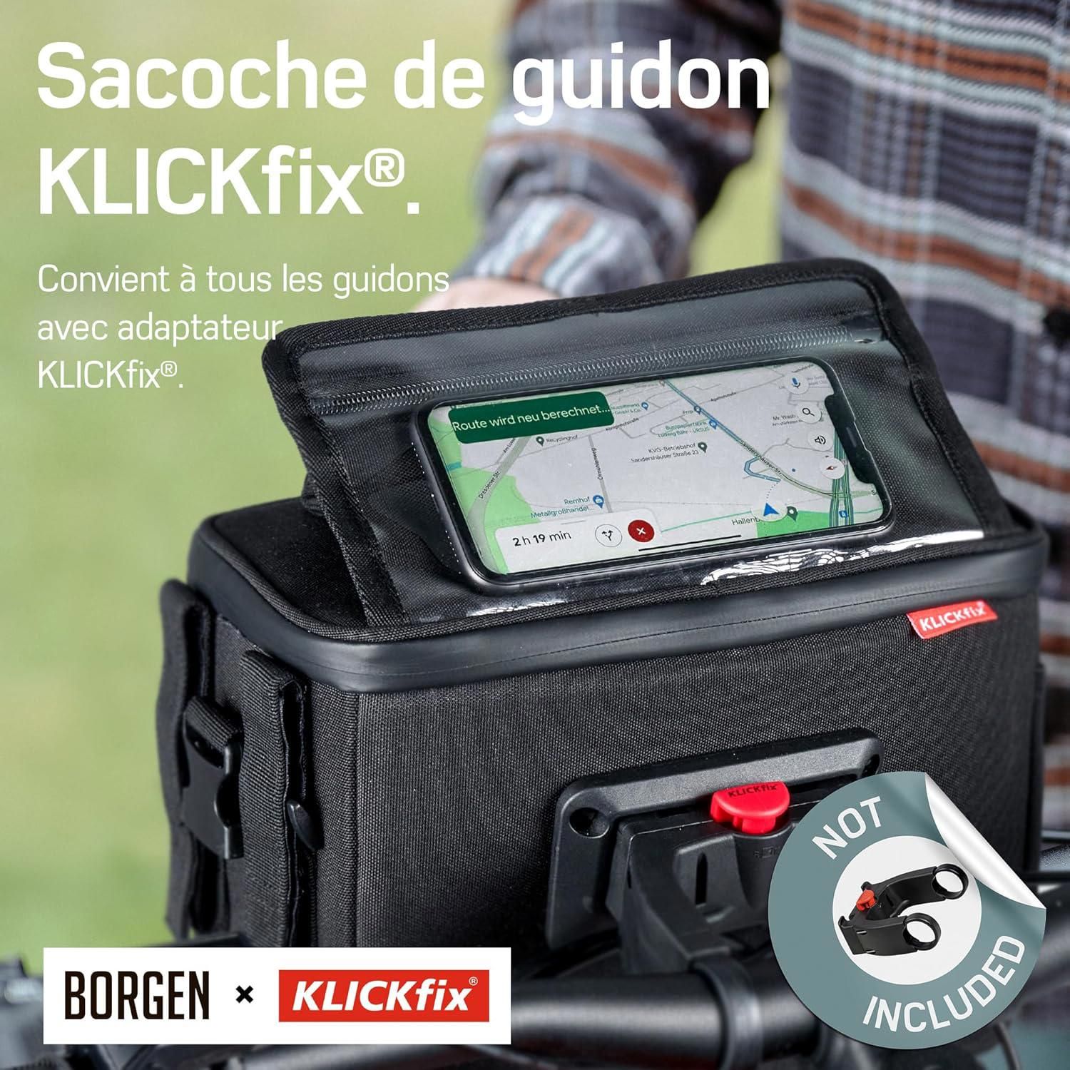 Klickfix Sacoches de vélo Low Rider Rixen Kaul 0239S Klickfix Sacoches de vélo Low Rider Rixen Kaul 0239S