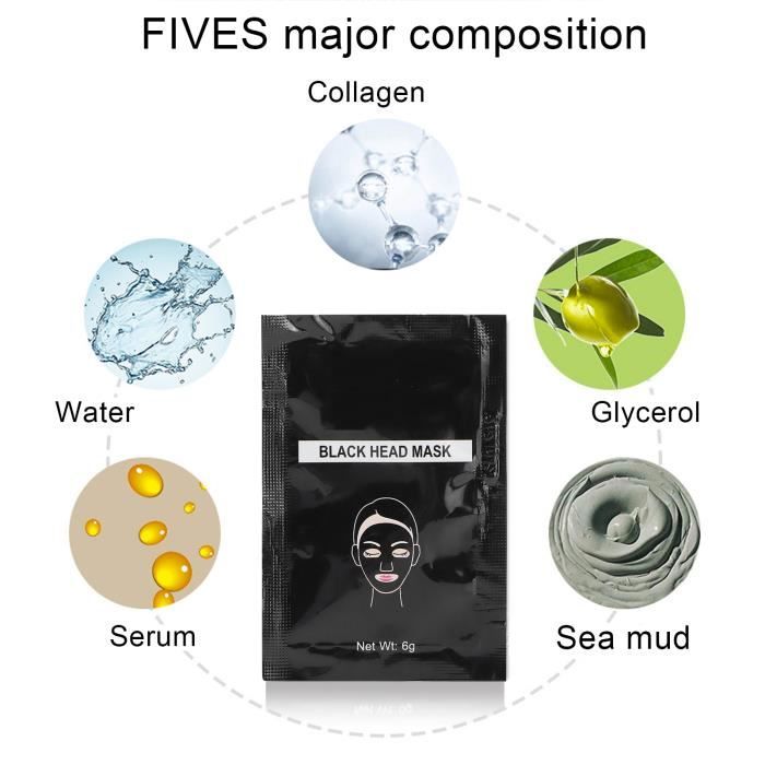 Blackhead Removal Rip-Off Mask Cleansing Pores Hydrating Face Pore ...
