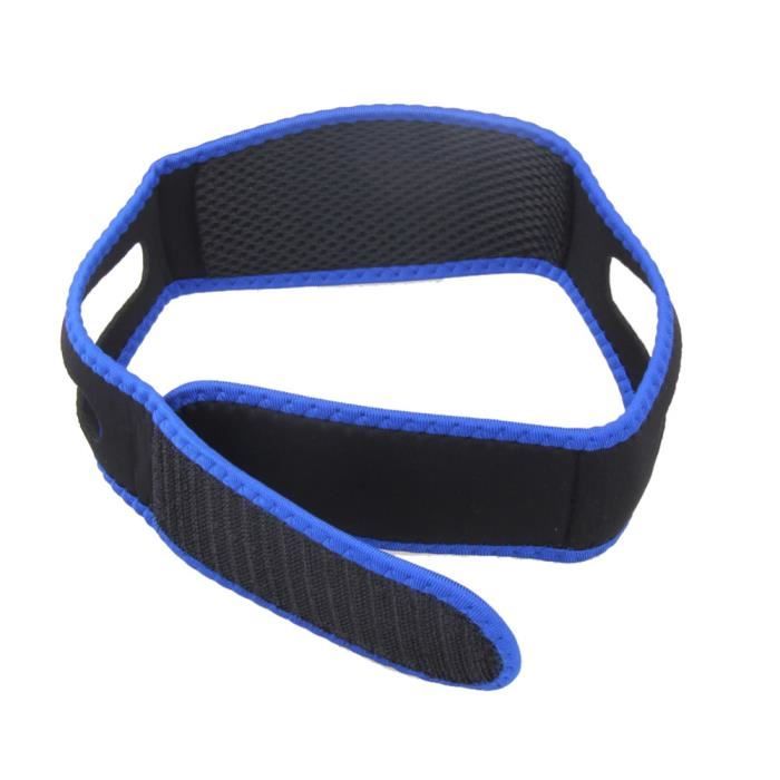 Bandeau Mentonnière En Néoprène Doux - Anti-ronflement - Noir - Neuf Sous Emballage