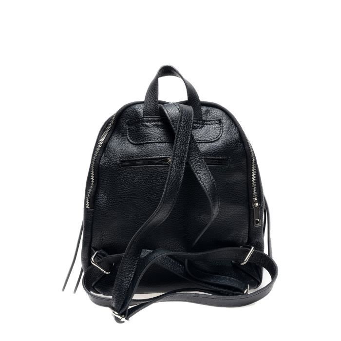 SS23 AL 1677 Sac main Anna Luchini Cuir de vache UNI Noir