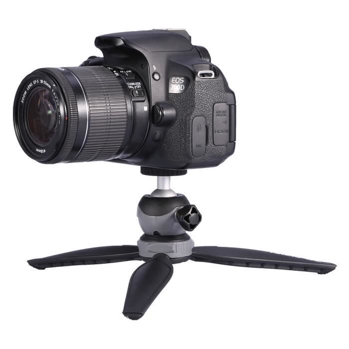 Mini Rotule Rotative à 360 ° avec Support de Montage à Vis 1/4 pour