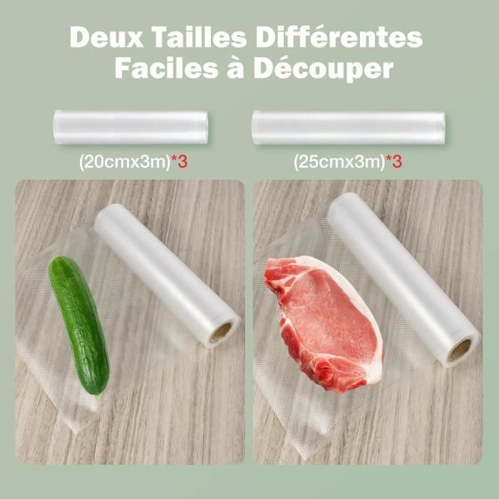 Rouleaux Conservation Sous Vide Rouleaux Sacs Sous Vide