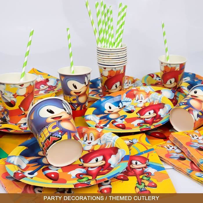 Boîte à fête Sonic pour l'anniversaire de votre enfant - Annikids