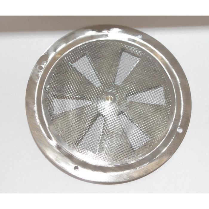 Grille de ventilation Butterfly en inox / 125 mm seulement 22,95