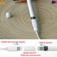 Adaptateur de Foudre Câble de Charge pour Apple Pencil et iPad Pro-3