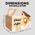 Ballotin Plaisir d'Offrir et son assortiment de 100 chocolats KINDER Schokobons, Mini Bueno, Country et Maxi-3