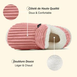 Showudesigns Pantoufles Enfants Chaussons Chauds Hiver Filles - Modèles Garçons Disponibles