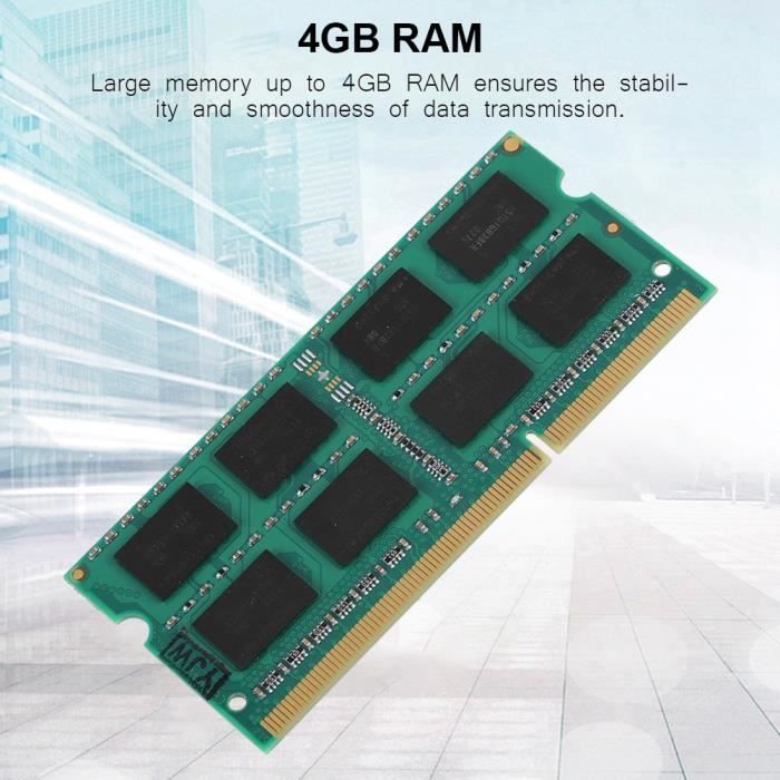 Mémoire pour ordinateur portable VVIKIZY DDR3 RAM 4 Go - Haute