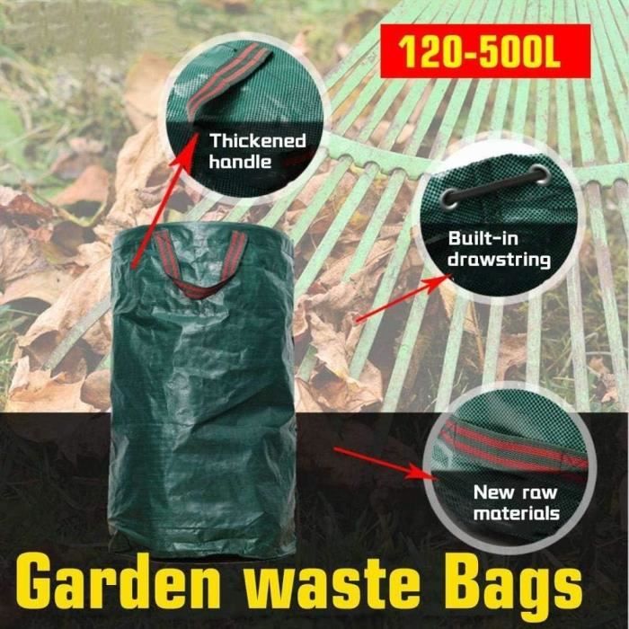 Sacs Poubelle De Jardin Grande Taille 120 272 300 500 L