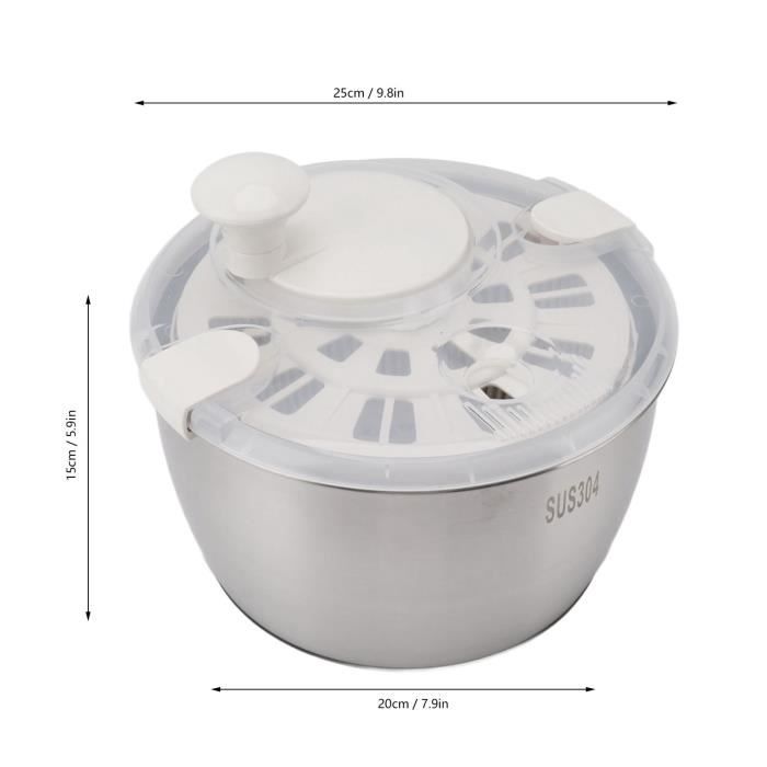 Essoreuse à salade inox - Cdiscount Maison