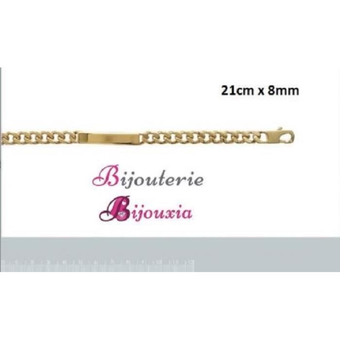 Bracelet Identité En Or 18 Carats (750/1000) - Neuf Avec étiquettes - Or Jaune Pur