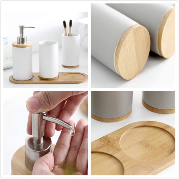 Set Salle De Bain 2 Pièces – Gobelet Et Porte-savon – Terre Cuite émaillée Bleue – Fait Main