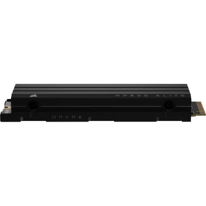 Disque SSD interne CORSAIR MP600 ELITE 2TB Gen4 PCIe x4 NVMe M.2 SSD Avec dissipateur